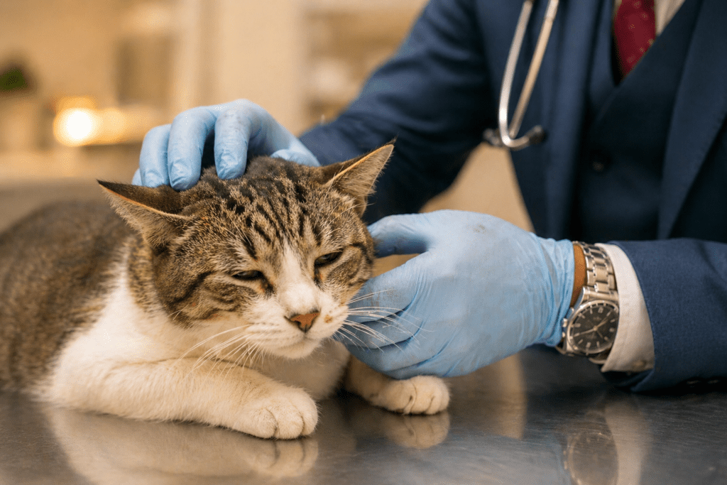 most common signs your cat is sick
