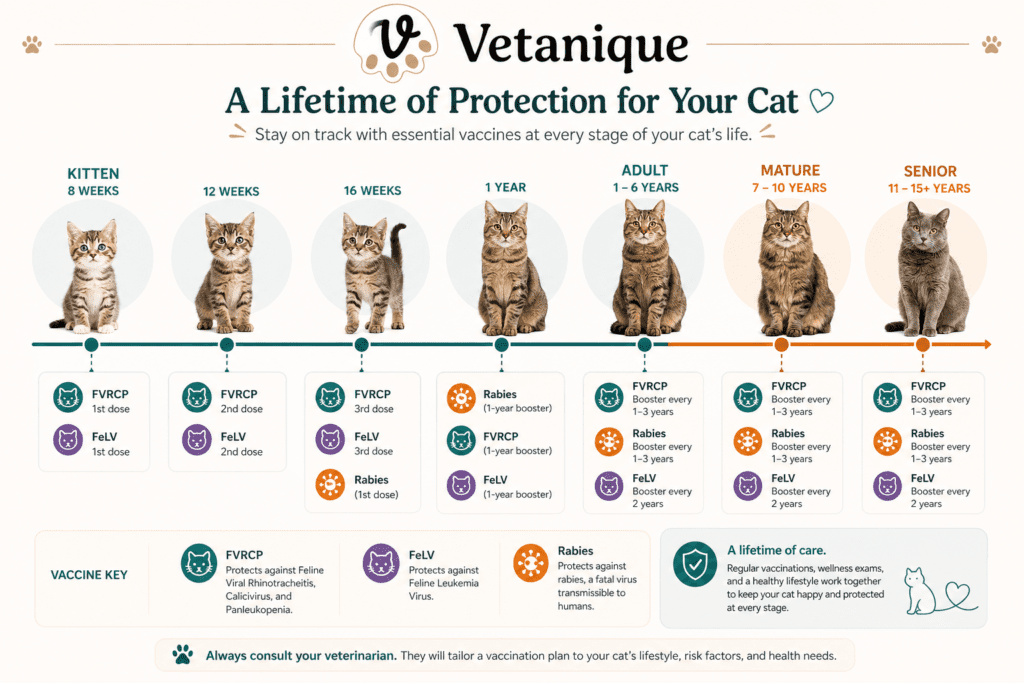 Cat vaccination schedule