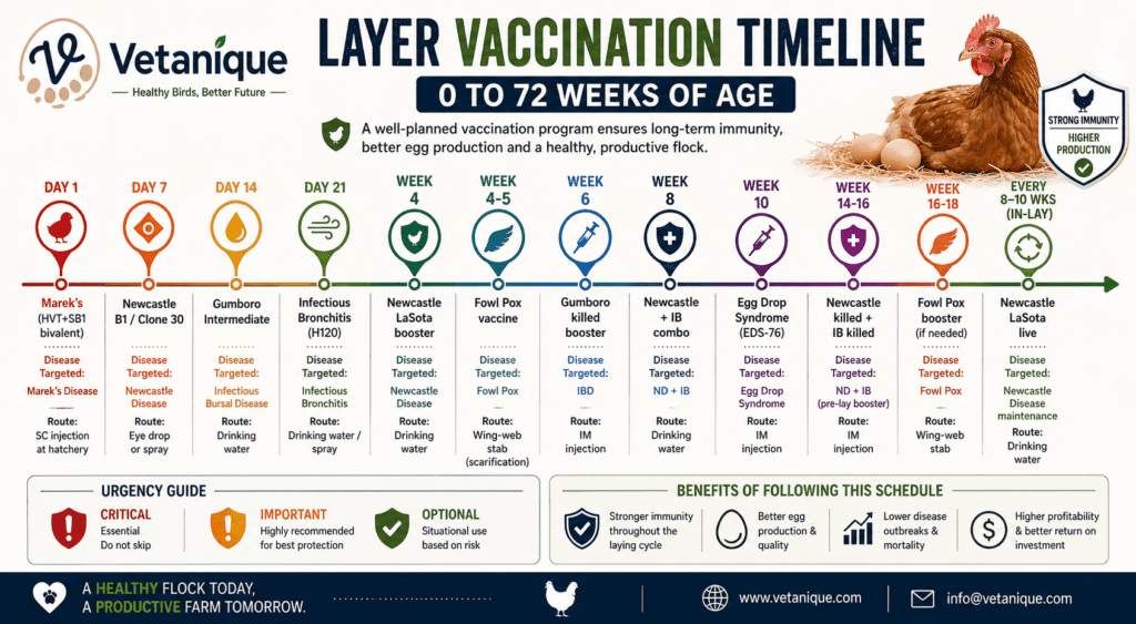 Layer Vaccination Schedule