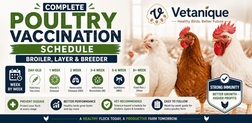 poultry vaccination schedule chart