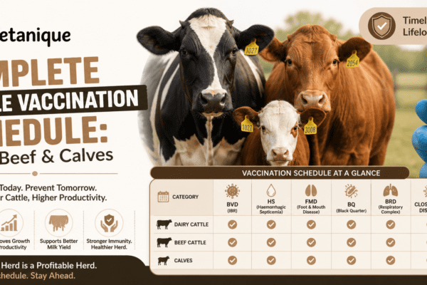 Cattle vaccination schedule