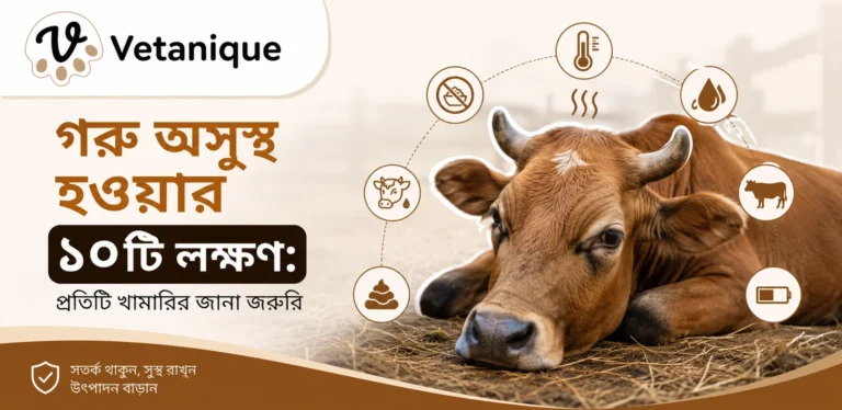 গরু অসুস্থ হওয়ার ১০টি লক্ষণ: প্রতিটি খামারির জানা জরুরি