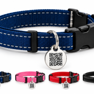 Pet QR Tag + Collar